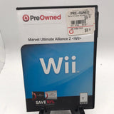 Nintendo Wii Game Marvel Ultimate Alliance 2 Not in Original Case