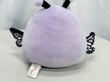 Squishmallows 8" Bibiana Purple Butterfly Lt Wear Damage Freshly Laundered