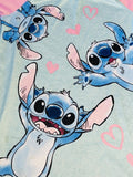 Disney Lilo and stitch summer girls nightgown, cool touch, pink and teal girls 10