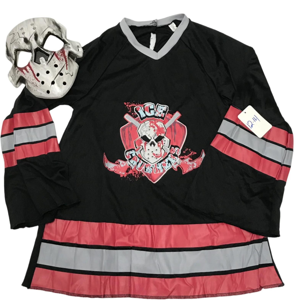 Ice Crushers Hockey Jersey with Skull Mask Youth L