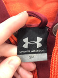 Under Armour Burgundy Logo Pullover Hoodie Men’s Small
