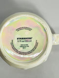 2019 Starbucks Ceramic Coffee Mug 12 oz Iridescent Pastel Gradient