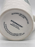 2020 Starbucks White Ceramic Coffee Mug with Green Logo 16 oz Lt Scuffing