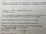 Vintage 1989 Webster's Encyclopedic Dictionary